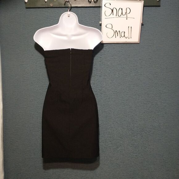 Snap stretchy strapless minidress size small - Picture 3 of 5